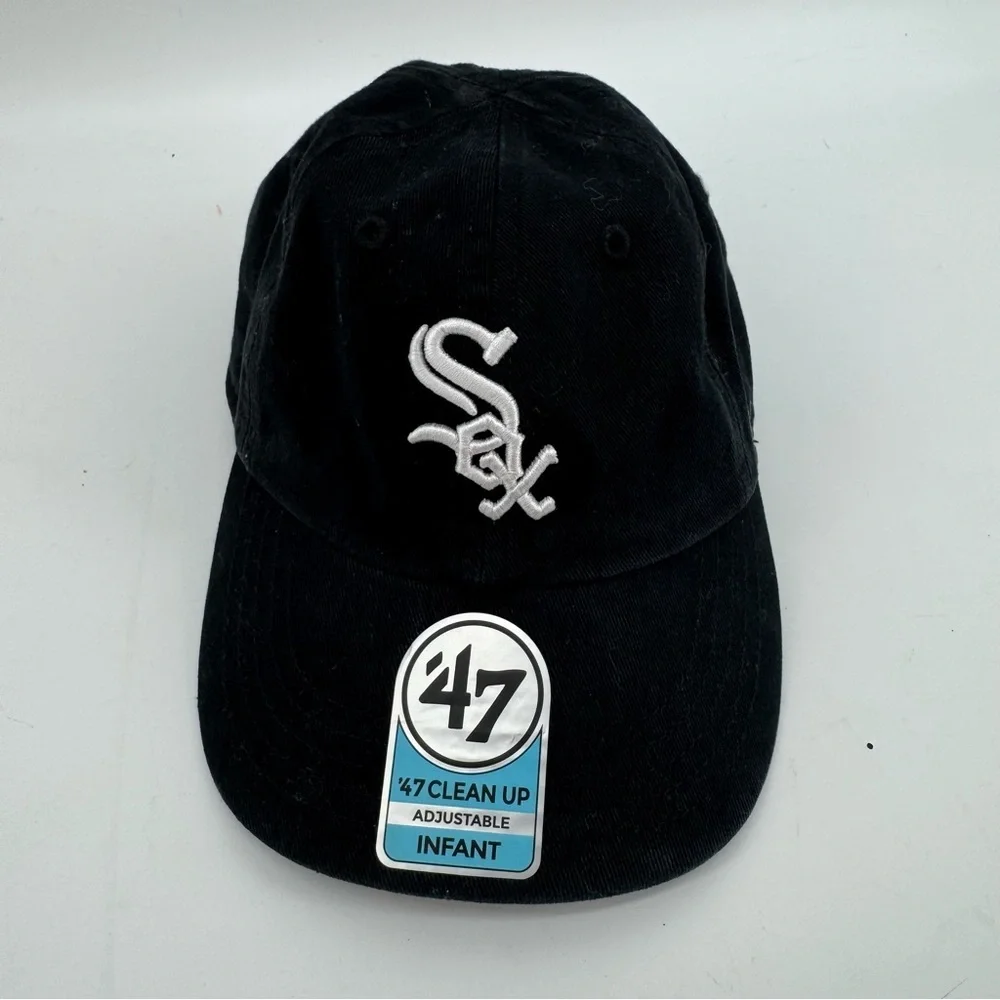 Chicago White Sox Infant MVP Black Adjustable Hat